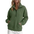 thumbnail image 2 of Womens Sweatshirt 1/4 Half Zip Pullover Casual Long Sleeve Lightweight Workout Sweatshirts Tops Y2k Winter Zip Up Jackets Oversized Tops Clothes 2026, 2 of 6