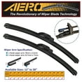 thumbnail image 2 of (Set of 2) AERO Voyager Premium All-Season Wiper Blades for Subaru DL 1980 16"+16", 2 of 9