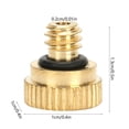 thumbnail image 3 of Misting Sprinkle, Brass Material Atomizing Nozzle  For Humidification For Greenhouses For Outdoor Cooling Systems For Landscaping, 3 of 8