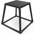 thumbnail image 1 of Kojooin Metal Plyometric Jump Box, Steel Plyometric Platform and Jumping Box with Anti-Slip Top - 12/18/24/30 Inch for Home Gym Training, 1 of 7