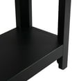 thumbnail image 5 of Christopher Knight Home 59" Console Table with Rounded Corners, Wood Entryway Table for Hallway, Black, 5 of 10
