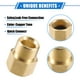thumbnail image 3 of Conector de manguera de tornillo de latón adaptador macho y hembra M22x1.5 de Unique Bargains, 3 of 7