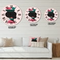 thumbnail image 4 of Designart 'Ethnic Geometric Silhouette Of Afro American Ii' Modern Wall Clock, 4 of 5
