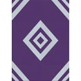 thumbnail image 1 of Ahgly Tapis Rectangulaire Lavable en Machine, Indigo Violet, 5 Pieds x 7 Pieds, 1 of 7