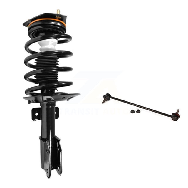 Transit Auto Front Complete Shock Assembly and TOR Link Kit for Car Pontiac Montana Chevrolet Uplander Buick Terraza Saturn Relay Excludes All Wheel Drive FWD Left Right (Driver Passenger) KSS-104433
