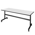 thumbnail image 1 of Regency MKFT7224WH Kobe 72 in. Flip Top Mobile Training Table - White, 1 of 1