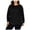 black, variant on I.N.C Womens Waffle Side Zip Pullover Sweater, Beige, Plus Size, 1X