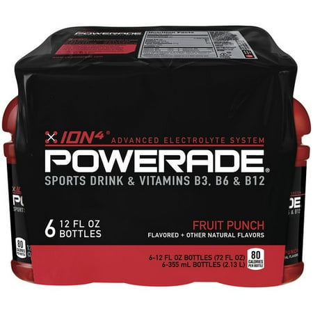 Coca Cola Powerade Sports Drink, 6 ea