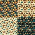 thumbnail image 3 of ZOUSSIQI 24 Sheets 6'' x 6'' Scrapbook Paper One Sided Pattern Cardstock for DIY Card Making (Camera) CA919-15083, 3 of 5