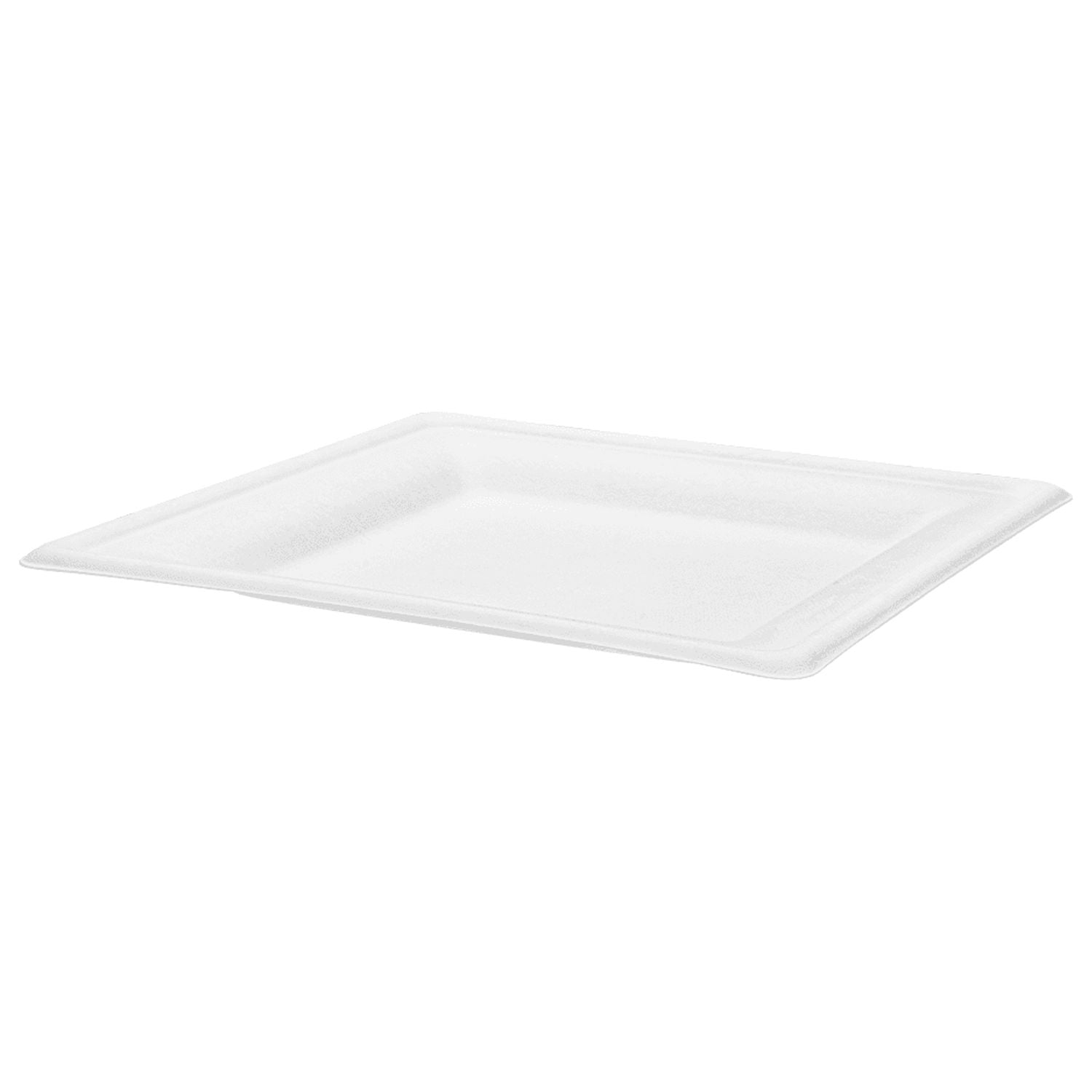Karat Earth 8”x 8” Paper Square Plate, Molded Fiber, White - 500 pcs