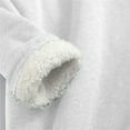 thumbnail image 6 of ManxiVoo Women's Mock Neck Thermal Lined Pullover Sweatshirt Cozy Winter Long Sleeve Casual Comfort Wear L Size White, 6 of 8