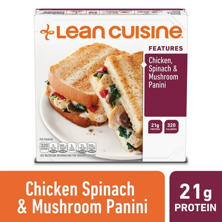 Lean Cuisine Features Chicken, Spinach & Mushroom Panini Frozen Meal 6 oz.