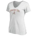 thumbnail image 2 of Women's White Alabama Crimson Tide Floral Arched V-Neck T-Shirt, 2 of 3