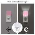 thumbnail image 3 of Fotbe Breast Cancer Awareness Luz Nocturna LED, Luz de Noche con Sensor de Luz Natural de Anochecer a Amanecer, Se Enchufa a la Pared, Blanco Cálido 0.5W-UK, 3 of 7