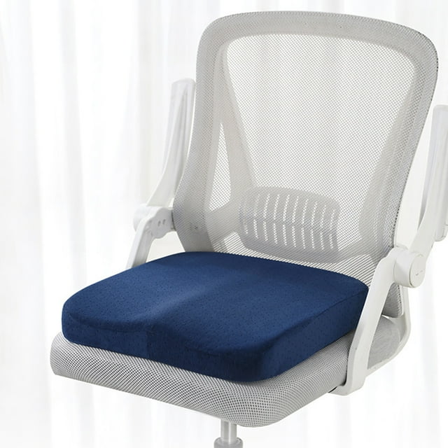 Zenithome Universal Square Slow Rebound Memory Foam Seat Cushion, Non-Slip Office Chair Cushion & Car Seat Pad for Home, Comfortable Orthopedic Buttocks Support