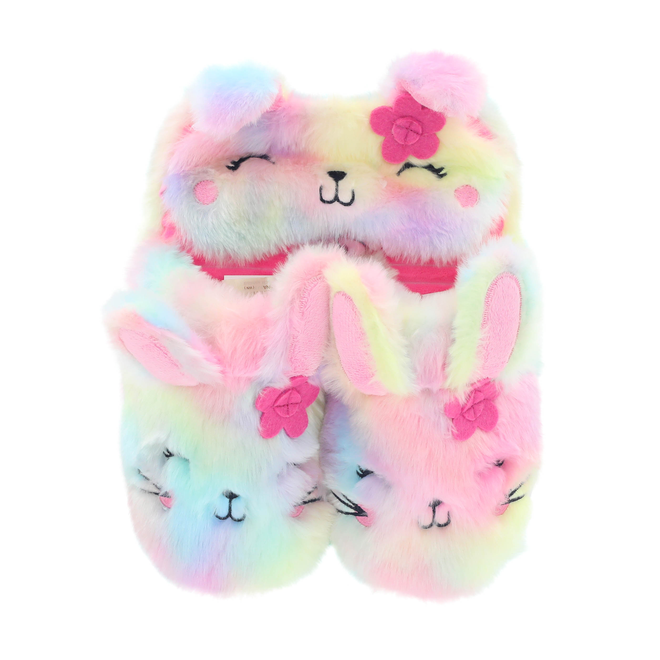 "Way to Celebrate! Easter Slipper and Sleep Mask Gift Set "