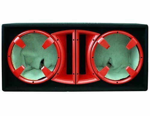 dual 12 inch subwoofer box walmart