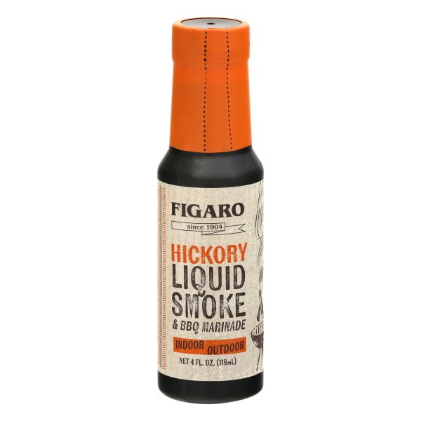 Figaro Hickory Liquid Smoke & Barbecue Marinade, 4 fl oz