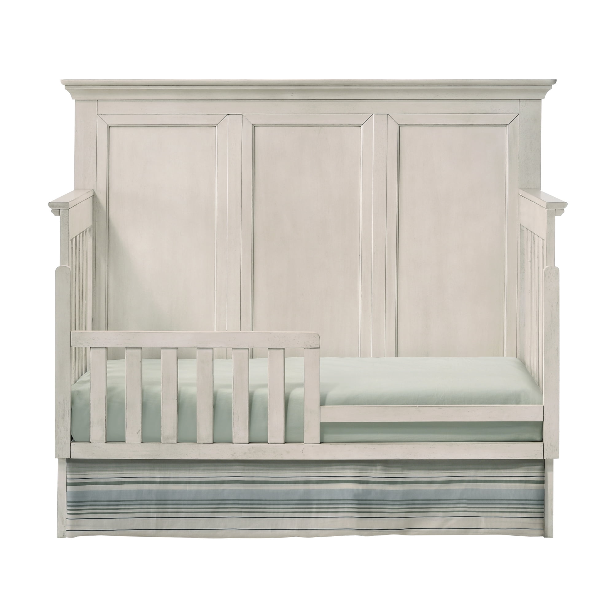 Westwood Design San Mateo Nursery 56" Wide Toddler guardrail, Rustic White