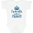 thumbnail image 3 of Inktastic So Cute Prince Boys Baby Bodysuit, 3 of 5