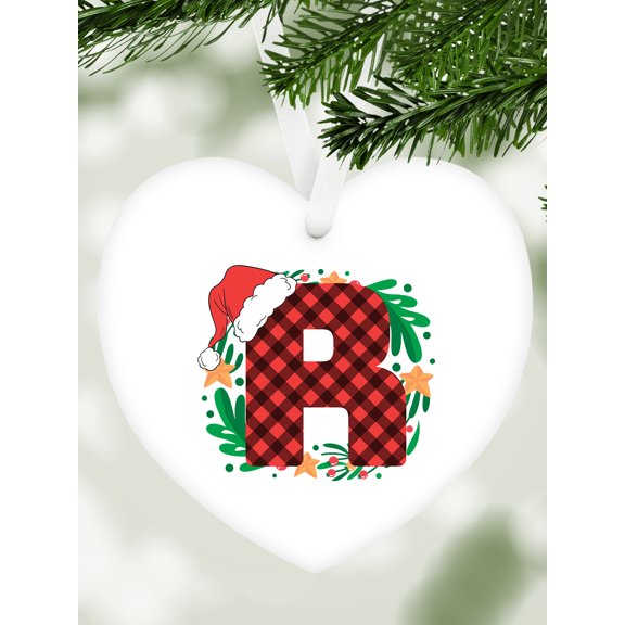 Family Christmas Ornaments Initial Christmas Decor - Decoration for Xmas Tree Gift for Christmas Party