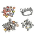 thumbnail image 4 of Charm Bracelet Making Kit, Complete Accessories Small Portable Jewelry Making Kit Enjoy Entertainment  For Gifts Green,Colorful,Pink K9, 4 of 8