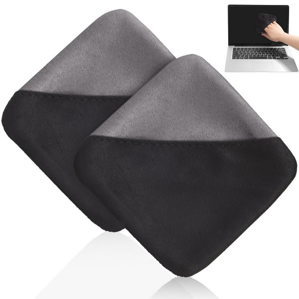 GOOHOCHY 2 paños de microfibra reutilizables para limpieza de pantallas, suministros de limpieza para el interior del coche.