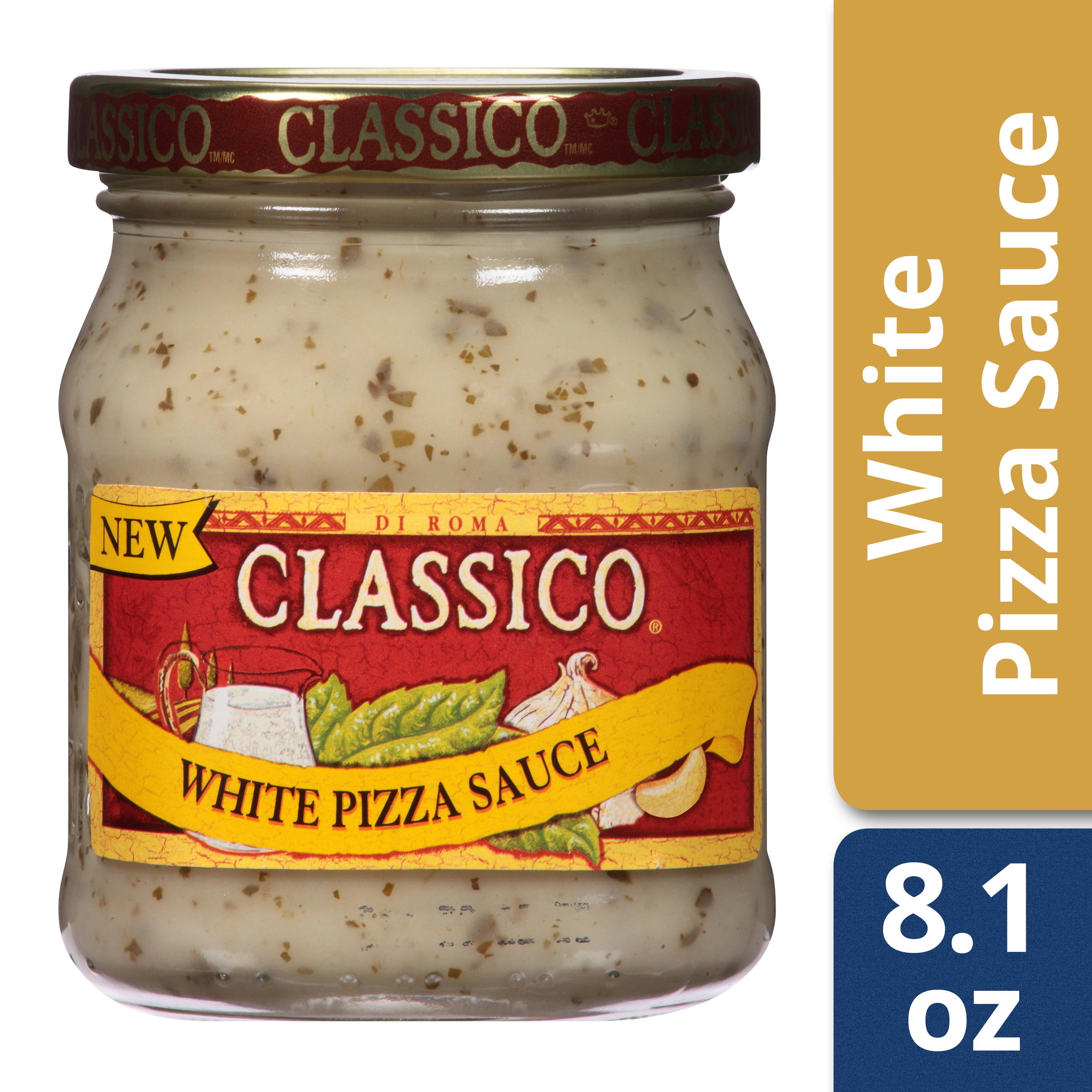 3 Pack) Classico White Pizza Sauce, 8.1 oz Jar - Walmart.com