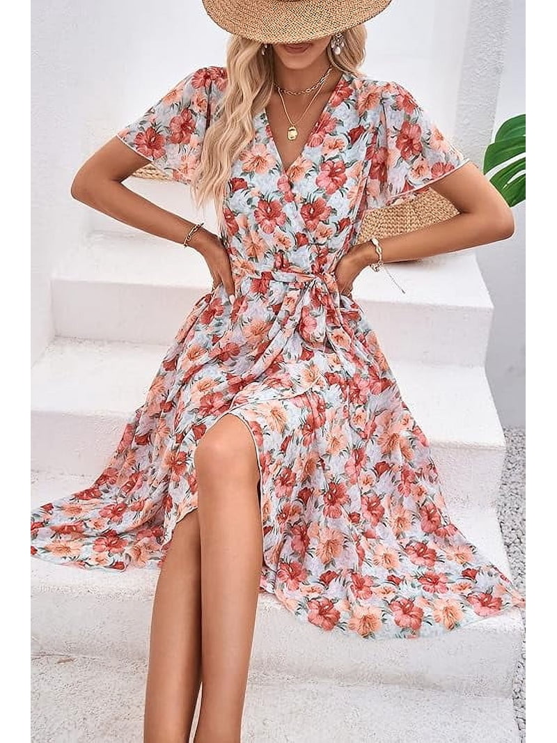 midi spring dresses PRETTYGARDEN Spring Dresses for Women 2026 Summer Casual Sleeveless Sq