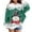 Green, variant on Telankuip Girls Christmas Hoodies Cute Snowmen and Snowflakes Graphic Hooded Sweatshirts Kid's Oversized Comfort Long Sleeve Xmas Printed Pullover Tops 2025 Fall Winter Red 2-3 Years