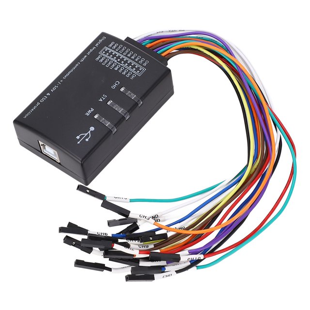USB Logic Analyzer, Logic Analyzer de 100m Tasa de Miscero Compacta para Mácina