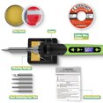 thumbnail image 7 of Soldering iron, 120W Soldering Gun, 9-in-1 Soldering Kit LCD Adjustable Temperature 392-932℉ & Thermostatic Design, Soldering Iron Kit with 5PCS Soldering Tips, Wire,Sponge,Flux, 7 of 7
