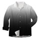 thumbnail image 1 of Camisas Tipo Para Hombre Moda para hombre Casual Impresión digital 3D Primavera y otoño Moda De Rong Solapa Camisa de manga larga Cárdigan (Grey, M), 1 of 4