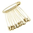 thumbnail image 4 of 50pcs Safety Pins Metal Elastic DIY Sewing Needles Portable Sewing Crafting Pins 12x55mm, 4 of 10