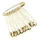 thumbnail image 1 of Cateissary 50 Uds. Alfileres de seguridad elásticos DIY costura portátil alfileres para manualidades 12x55mm Tela de costura y artesanía oro 6*27mm Cateissary HA002167-01, 1 of 6