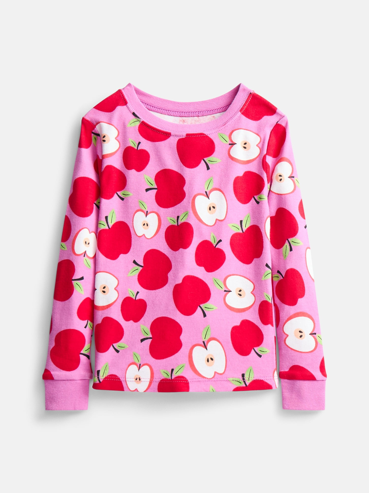 Wonder Nation Girls' Snug Fit Cotton Pajama Top and Pants Set, 2-Piece, Sizes 4-10