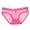 Hot Pink, variant on Women's Underwear Womens Sheer Lace Panties See Through Mesh Cotton Crotch Seamless Briefs,Pink M