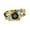 Gold, variant on Hearth & Gear Fashion Flower Line Black Zircon Ring Ladies Ring Ring For Women 20 Piece Adjustable Ring Set for Women Little Girl Jewelry Rings Half Finger Rings for Women Set Rings for Women Western
