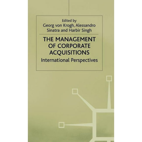 Management of Corporate Acquisitions, (Hardcover)