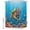 Orange, variant on Small Stall Shower Curtain 36x72 Inch Narrow Half Size Funny Diving Tiger Bath Curtains Bathroom Decor, Ocean Sea Coastal Coral Fish Marine Life Waterproof Shower Curtain Set with Hooks 36 Inch