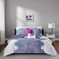 thumbnail image 3 of Home Essence Apartment Lolita Purple 4 Piece Comforter Set, Twin/Twin XL, 3 of 8