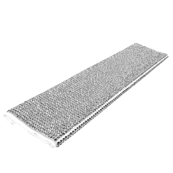 FRCOLOR Silver Rhinestone Microphone Cover for Handheld Mic with Glitter Sleeve Decorative Set