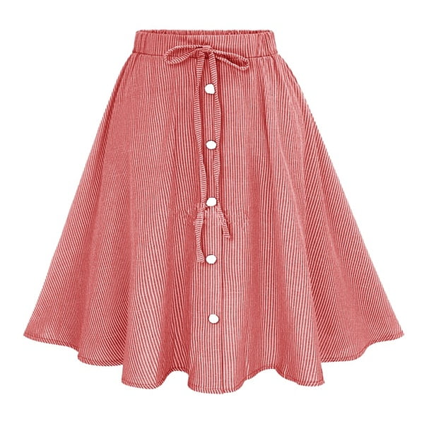 mid length pleated skirts walmart