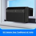 thumbnail image 4 of Midea 6,000 BTU Smart Window Air Conditioner, U-Shaped Inverter, Ultra Quiet, Wi-Fi, Remote, Easy Install, Energy Efficient, Cools 250 Sq Ft, Black, 4 of 14