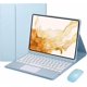 thumbnail image 1 of Funda Delgada Magnética con Teclado, Panel Táctil y Mouse, Azul para Xiaomi Redmi Pad SE de 11 Pulgadas 2023, 1 of 8