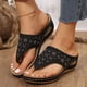 thumbnail image 2 of Bmisegm Hot Sandals Women Teen Slippers for Girls Beach Sandals Girls Sandals Women Sandals Platform Sandals Womens Sandals Summer Black 8, 2 of 9