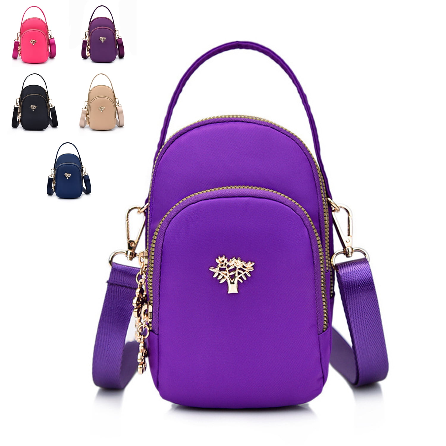 Cell Phone Purse, Nylon Small Crossbody Phone Bags for Women