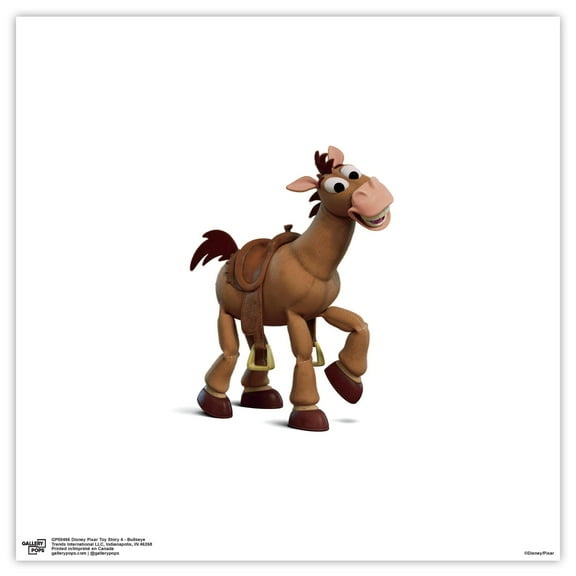 Gallery Pops Disney Pixar Toy Story 4 - Bullseye Wall Art, Unframed Version, 12" x 12"