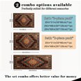 thumbnail image 3 of Kitchen Rugs Sets of 3 Non Slip Washable Kitchen Mats for Floor, Waterproof Kitchen Runner Rug, Floor Mat Carpet for Entryway, Laundry, Sink, Hallway, Bathroom, 3 of 12