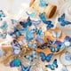 thumbnail image 4 of Pegatinas Decorativas 40 pegatinas de papelería con mariposas azules, pegatinas creativas para cuentas de mano DIY, 4 of 7